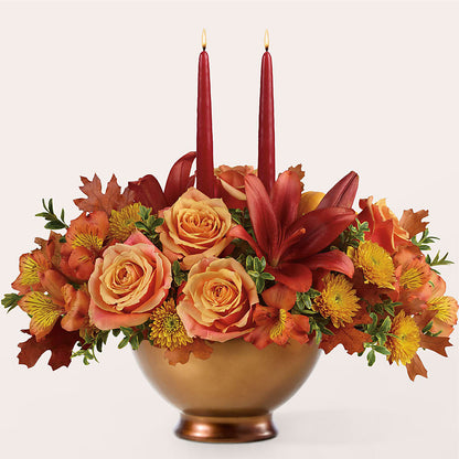 Harvest Table Centerpiece –  Blooming Designs By Michelle, Oakdale MN