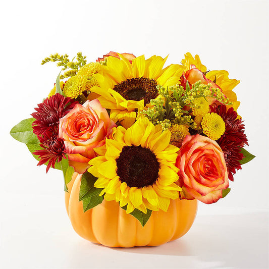 Golden Gourd Pumpkin Bouquet –  Blooming Designs By Michelle, Oakdale MN