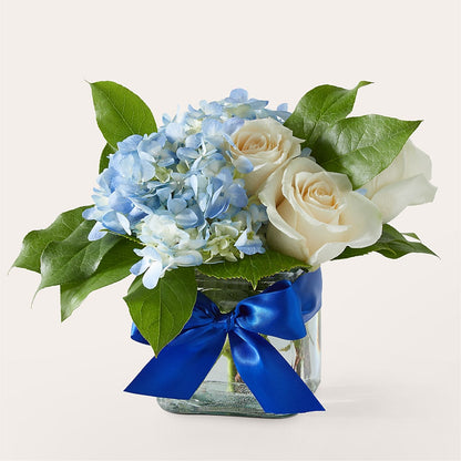 Sky Blue Delight Bouquet –  Blooming Designs By Michelle, Oakdale MN