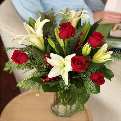 Sparkling Snowflakes Bouquet –  Blooming Designs By Michelle, Oakdale MN