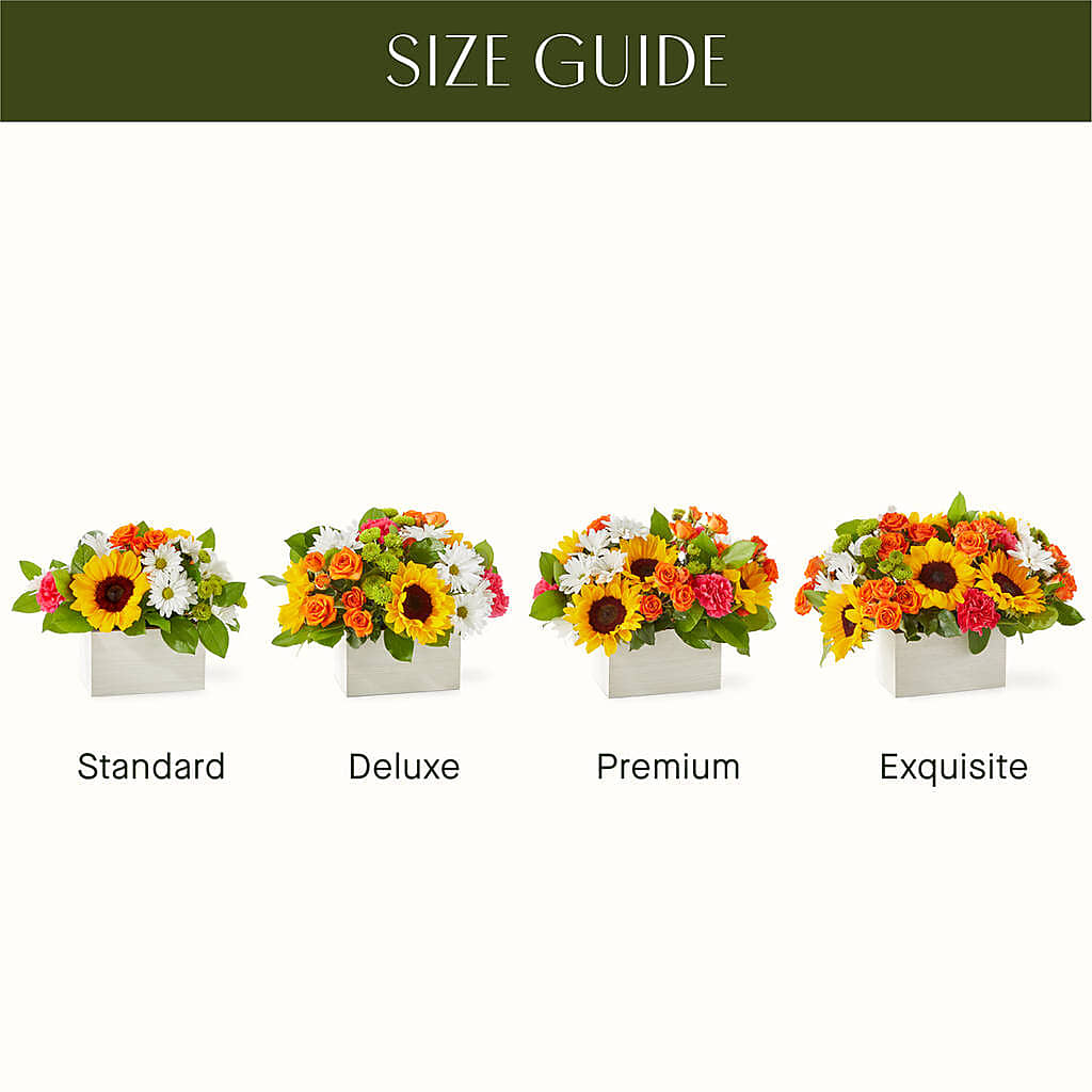 Sun-drenched Blooms Box Bouquet –  Blooming Designs By Michelle, Oakdale MN