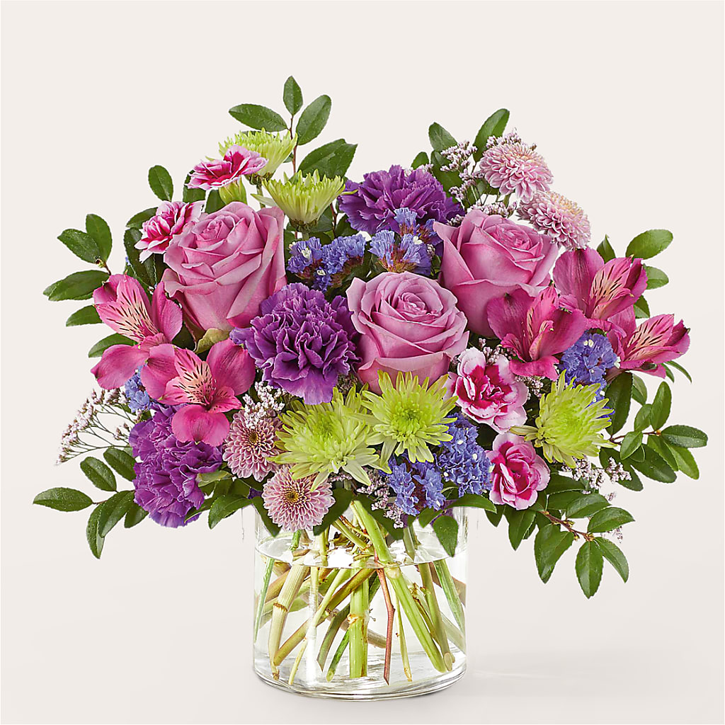 Glass Half Full Bouquet –  Blooming Designs By Michelle, Oakdale MN