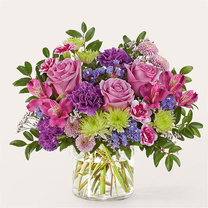 Glass Half Full Bouquet –  Blooming Designs By Michelle, Oakdale MN
