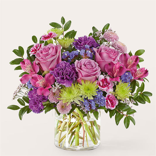 Glass Half Full Bouquet –  Blooming Designs By Michelle, Oakdale MN