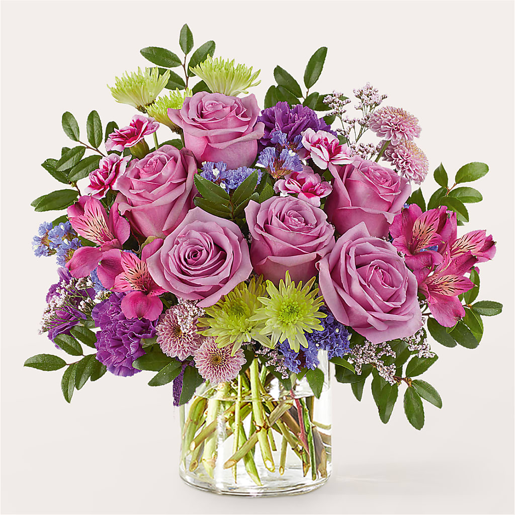 Glass Half Full Bouquet –  Blooming Designs By Michelle, Oakdale MN