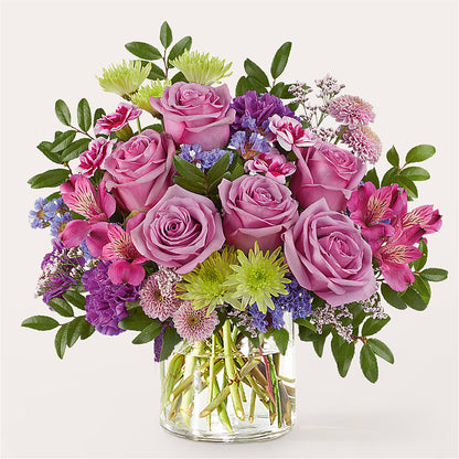 Glass Half Full Bouquet –  Blooming Designs By Michelle, Oakdale MN