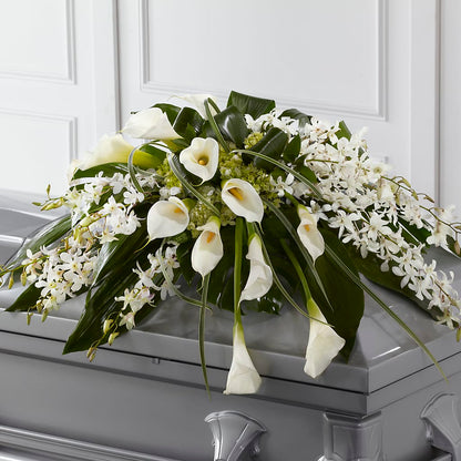 Angel Wings Casket Spray –  Blooming Designs By Michelle, Oakdale MN
