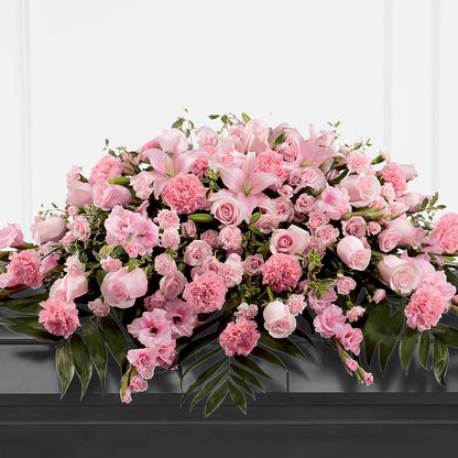 Garden of Comfort Casket Spray (Standard) –  Blooming Designs By Michelle, Oakdale MN