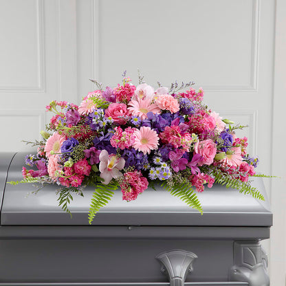 Glorious Garden Casket Spray –  Blooming Designs By Michelle, Oakdale MN