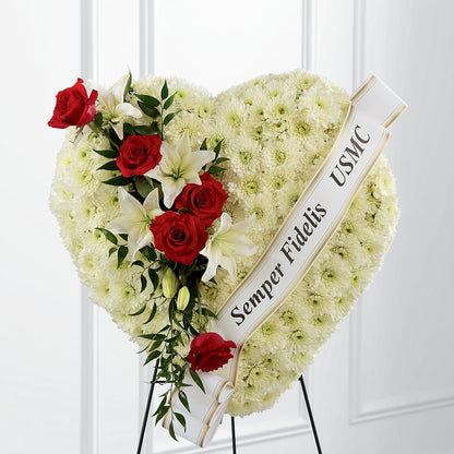 Heartfelt Hero Standing Heart –  Blooming Designs By Michelle, Oakdale MN