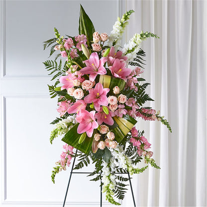 Elegant Embrace Standing Spray –  Blooming Designs By Michelle, Oakdale MN