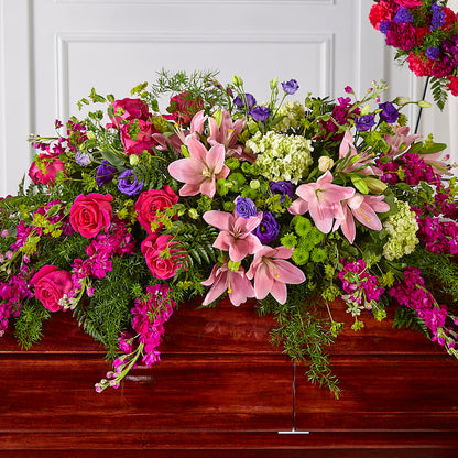 Radiant Tribute Casket Spray –  Blooming Designs By Michelle, Oakdale MN