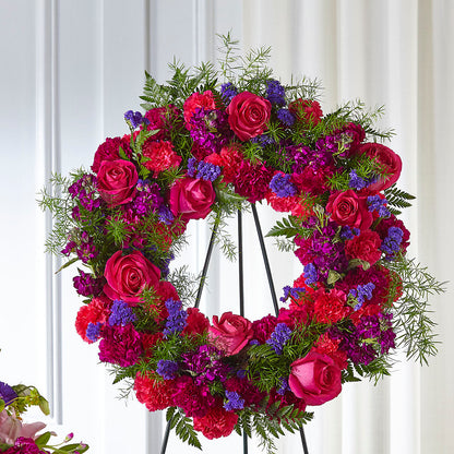 Calming Colors Wreath –  Blooming Designs By Michelle, Oakdale MN
