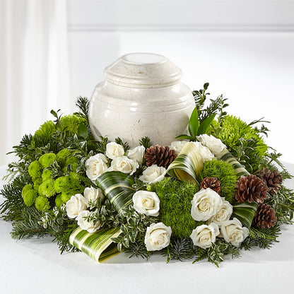 Precious Evergreen Cremation Adornment –  Blooming Designs By Michelle, Oakdale MN