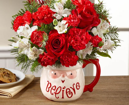 I Believe in Santa Bouquet –  Blooming Designs By Michelle, Oakdale MN