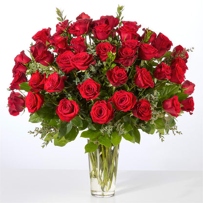 Forever Yours Fifty Stem Red Rose Bouquet –  Blooming Designs By Michelle, Oakdale MN