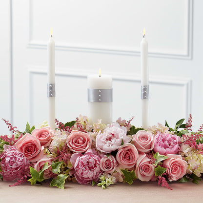 Worldwide Romance Unity Candle Arrangement –  Blooming Designs By Michelle, Oakdale MN